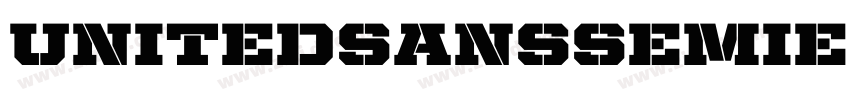 UnitedSansSemiExt Bo字体转换